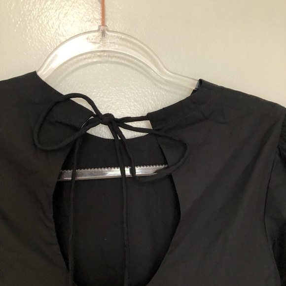 Faithfull the Brand Sade Mini Dress Plain Black New 4 - Picture 6 of 10